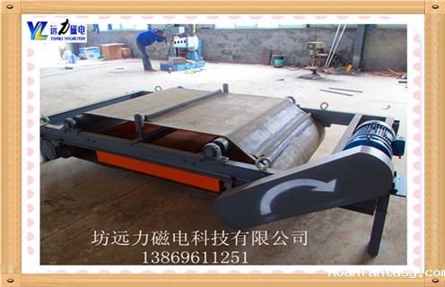 永磁自卸式除铁器能除锰钢吗