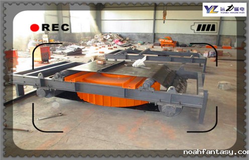 电磁自卸式除铁器，电磁自卸式除铁器价格潍坊电流_电磁自卸式除铁器价格潍坊厂家配件_型号及工作视频 