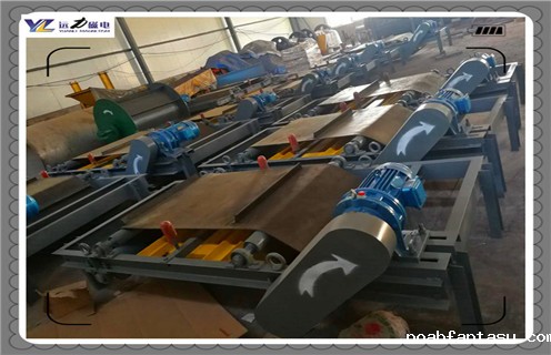 永磁自卸式样除铁器，四川永磁自卸式除铁器650_技术参数_四川永磁自卸式除铁器650磁块安装方式_如何换带