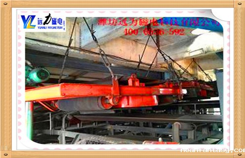 电磁自卸式除铁器，河南电磁自卸油冷除铁器定做工作视频_国家标准_河南电磁自卸油冷除铁器定做图片订做配电箱型号