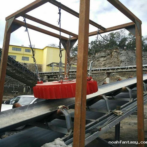 电磁除铁器使用现场